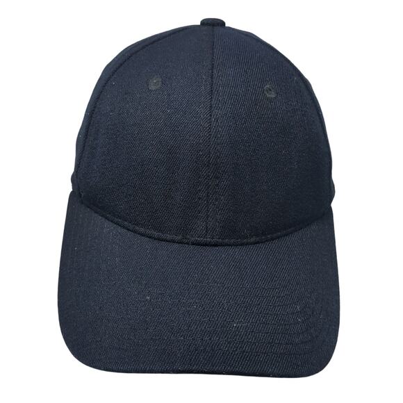 Zephyr Fitted Hat Blue Small Solid Blank 6 Panel Vent Holes Outdoor - Picture 1 of 10